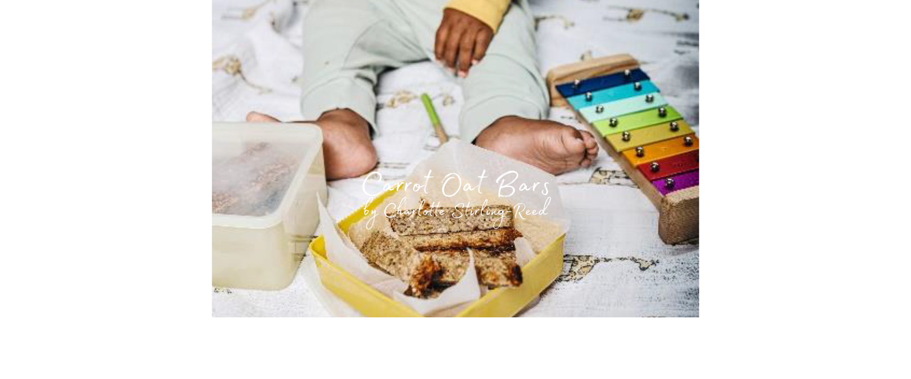 Carrot Oat Bars - Charlotte Stirling-Reed