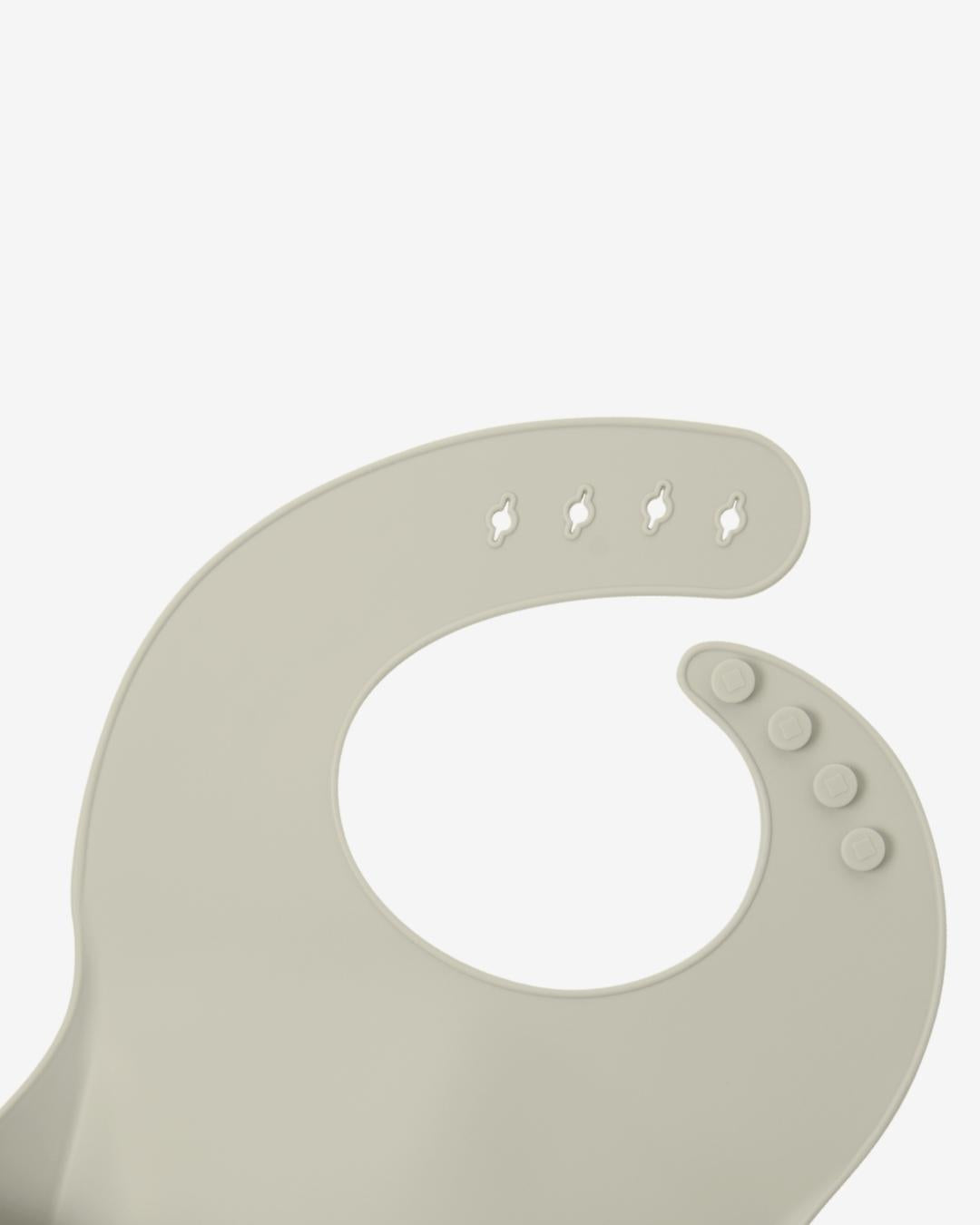 Comfort Bib | Adjustable-Fit | Easy Clean | No-Mess | No-Spill | Deep Catch (Salted Caramel)