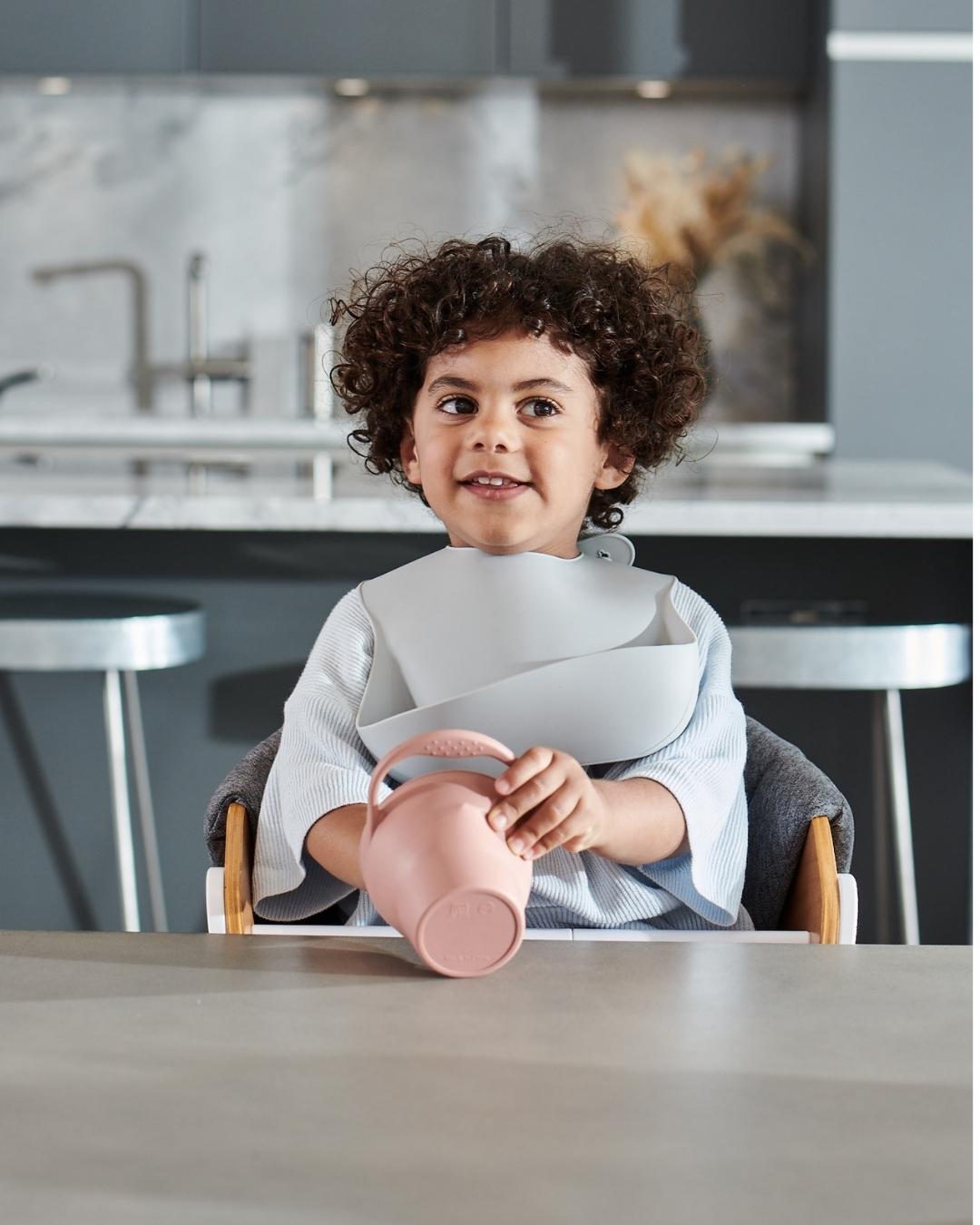 Surprise Snack Pot | Collapsible & Soft | No-Spill | Easy Grip | On-The-Go (Milano Black)