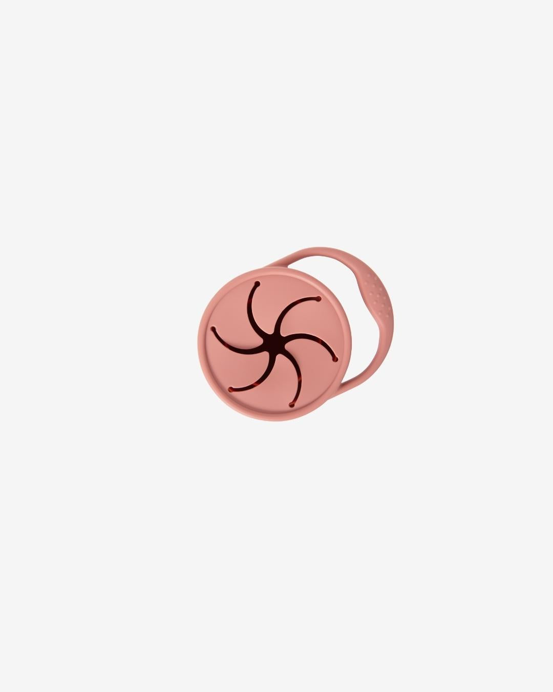 Surprise Snack Pot | Collapsible & Soft | No-Spill | Easy Grip | On-The-Go (Dusky Pink)