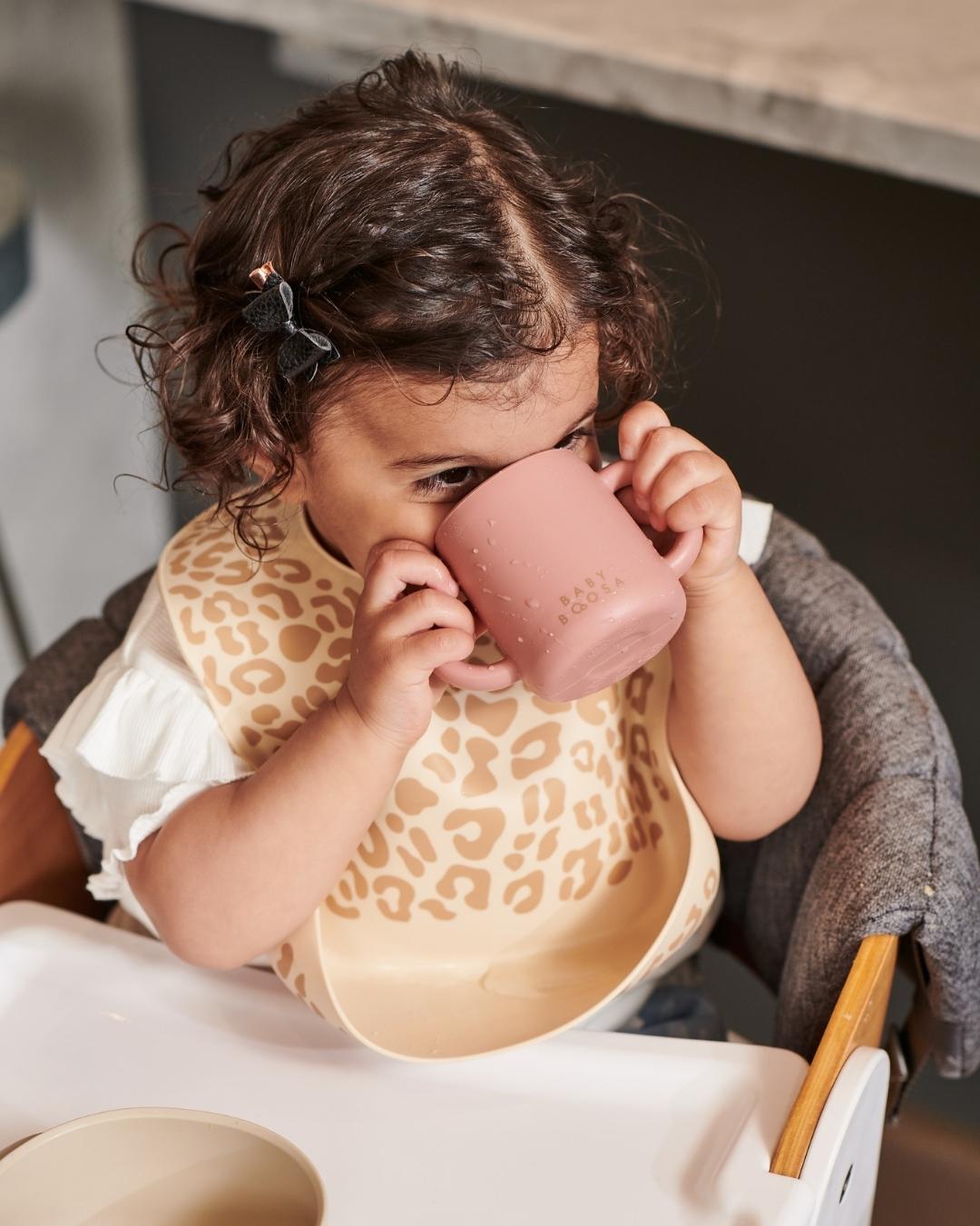 Weaning Gift Set | Luxe Silicone | All you need Essentials | Mess-Free | Grippy non-slip suction | Easy Clean | Dentist Developed (Salted Caramel) - £80 Value