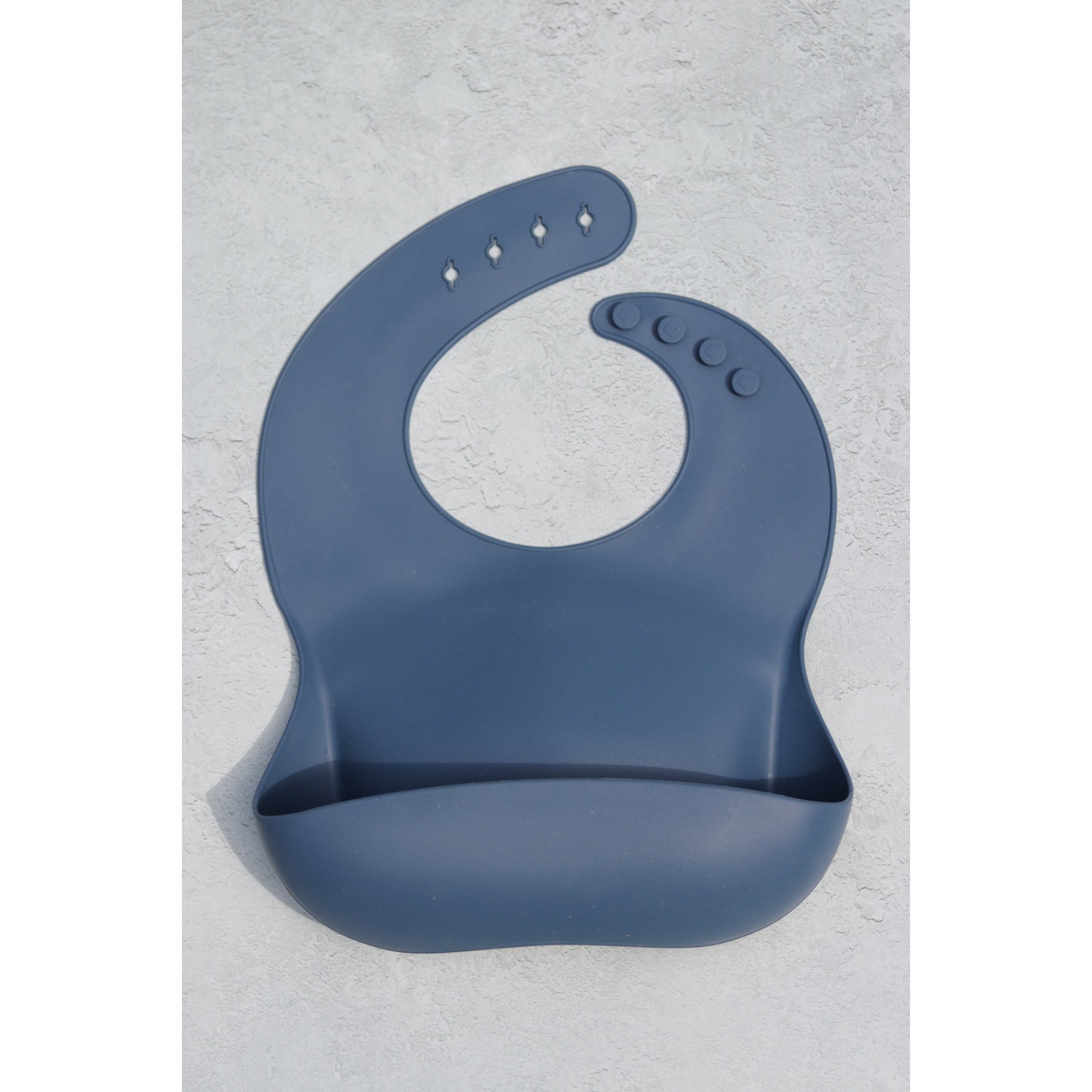 Comfort Bib | Adjustable-Fit | Easy Clean | No-Mess | No-Spill | Deep Catch (Riviera Blue)