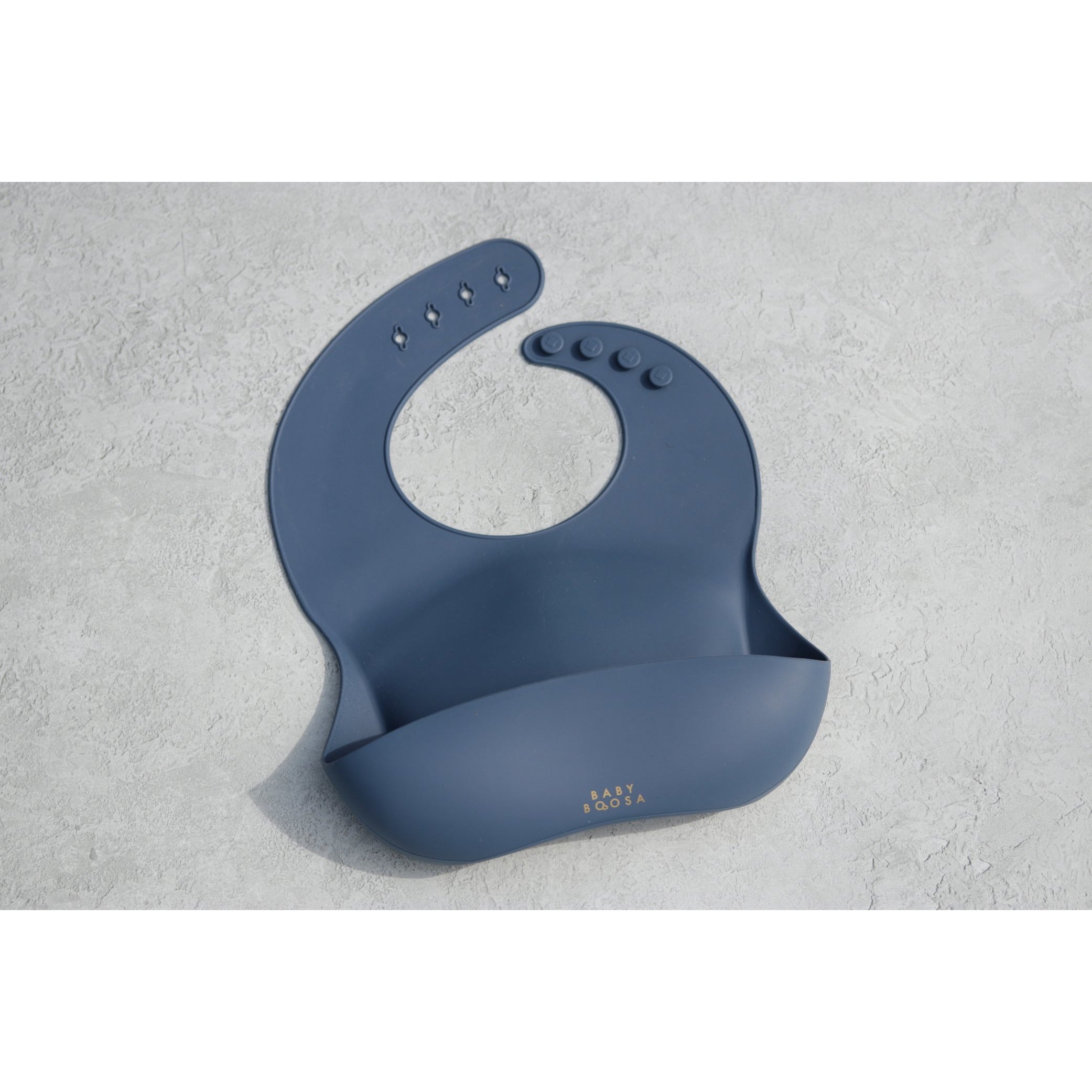 Comfort Bib | Adjustable-Fit | Easy Clean | No-Mess | No-Spill | Deep Catch (Riviera Blue)