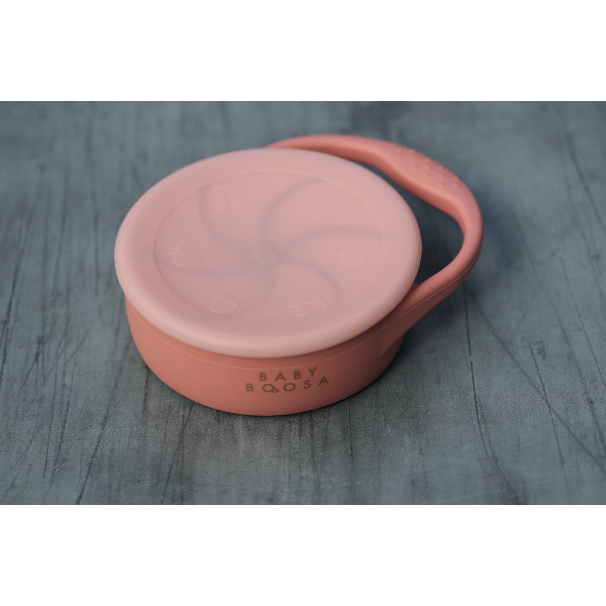 Surprise Snack Pot | Collapsible & Soft | No-Spill | Easy Grip | On-The-Go (Dusky Pink)