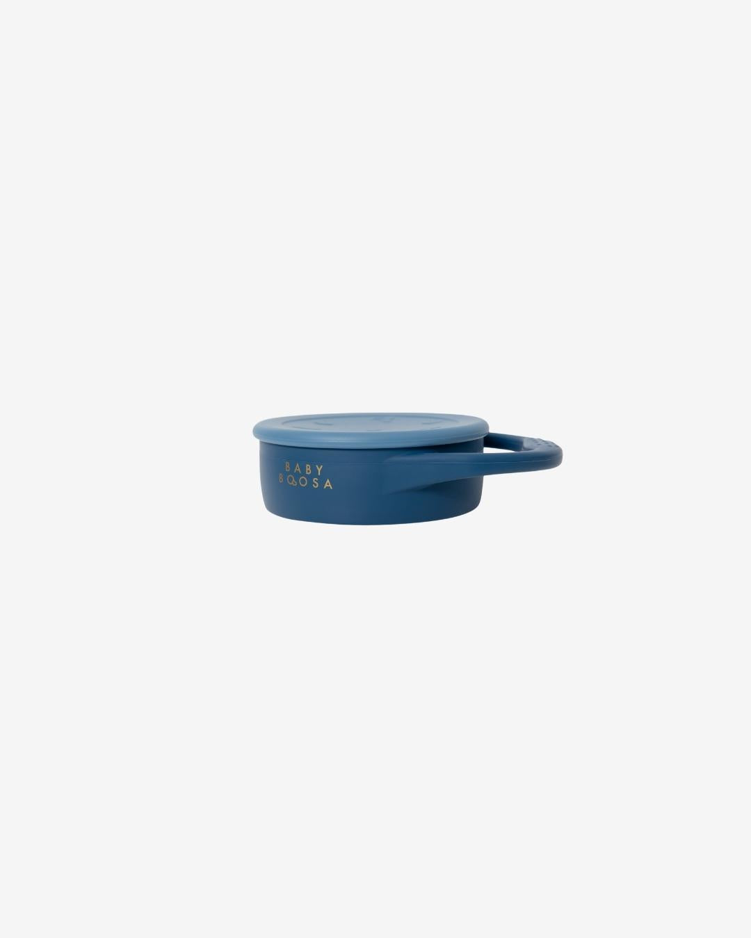 Surprise Snack Pot | Collapsible &amp; Soft | No-Spill | Easy Grip | On-The-Go (Riviera Blue)