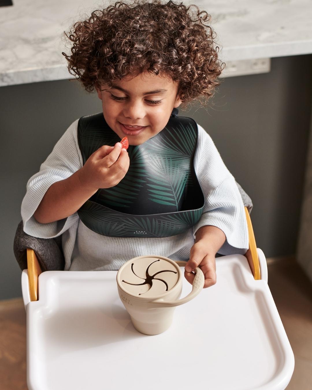 Surprise Snack Pot | Collapsible &amp; Soft | No-Spill | Easy Grip | On-The-Go (Salted Caramel)