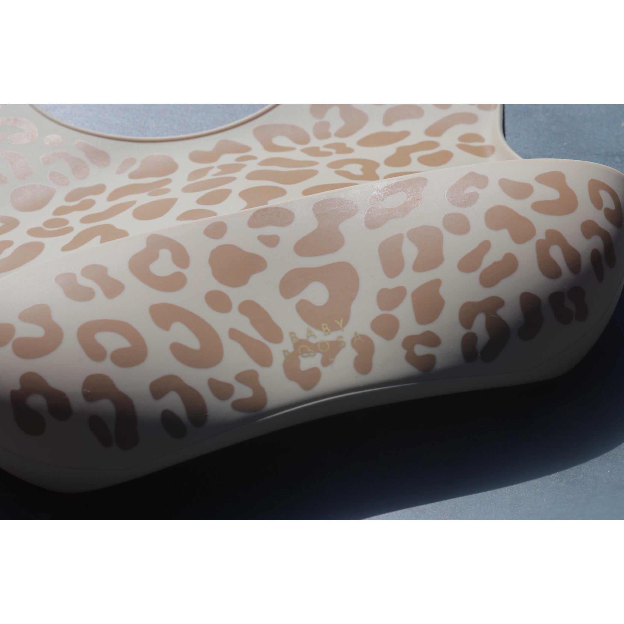 Comfort Bib | Adjustable-Fit | Easy Clean | No-Mess | No-Spill | Deep Catch (Leopard Print)